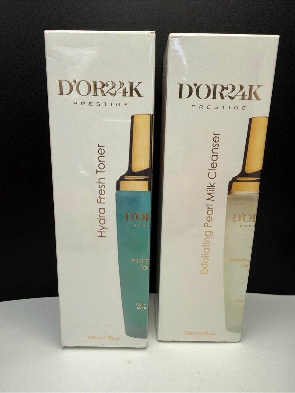 D’OR24K Exfoliating Pearl Milk Cleaner & Hydra Fresh Toner